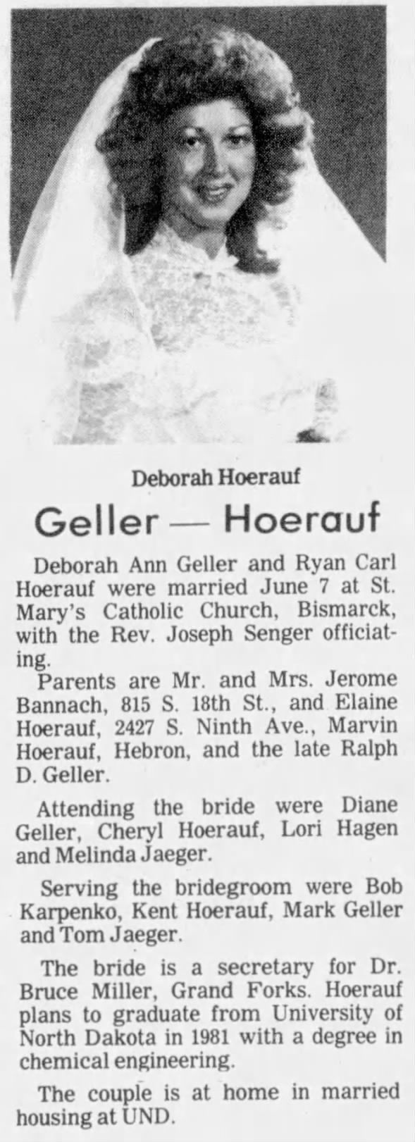 Wedding Deborah Geller